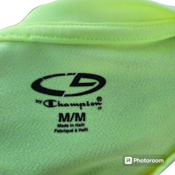 C9 by Champion T Shirt Mens SZ M Hazard Green Dri Fit Work Outdoor Gorpcore Safe - Picture 5 of 5